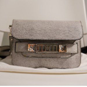 RARE Proenza Schouler PS11 Mini Classic Shoulder Bag with Marble Accents